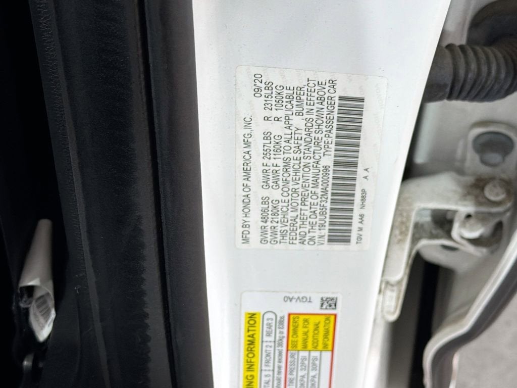 2021 Acura TLX BASE