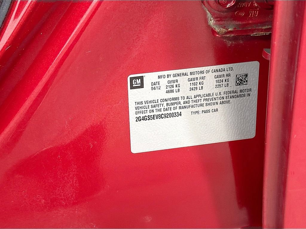 2012 Buick Regal Turbo Premium 1