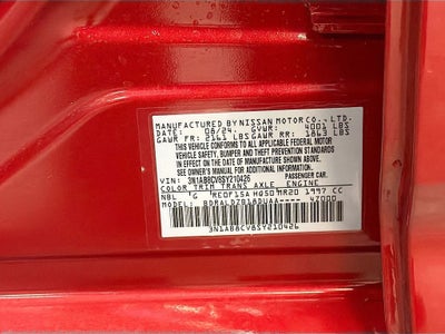 2025 Nissan Sentra SV