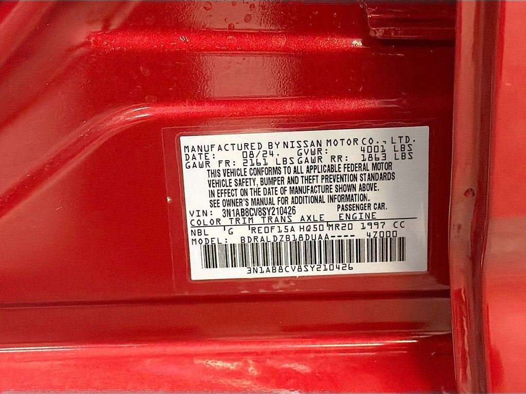 2025 Nissan Sentra SV