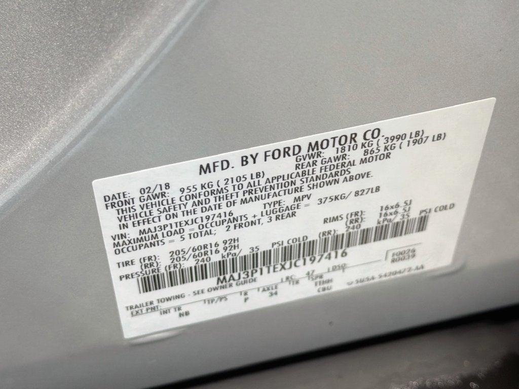 2018 Ford EcoSport SE