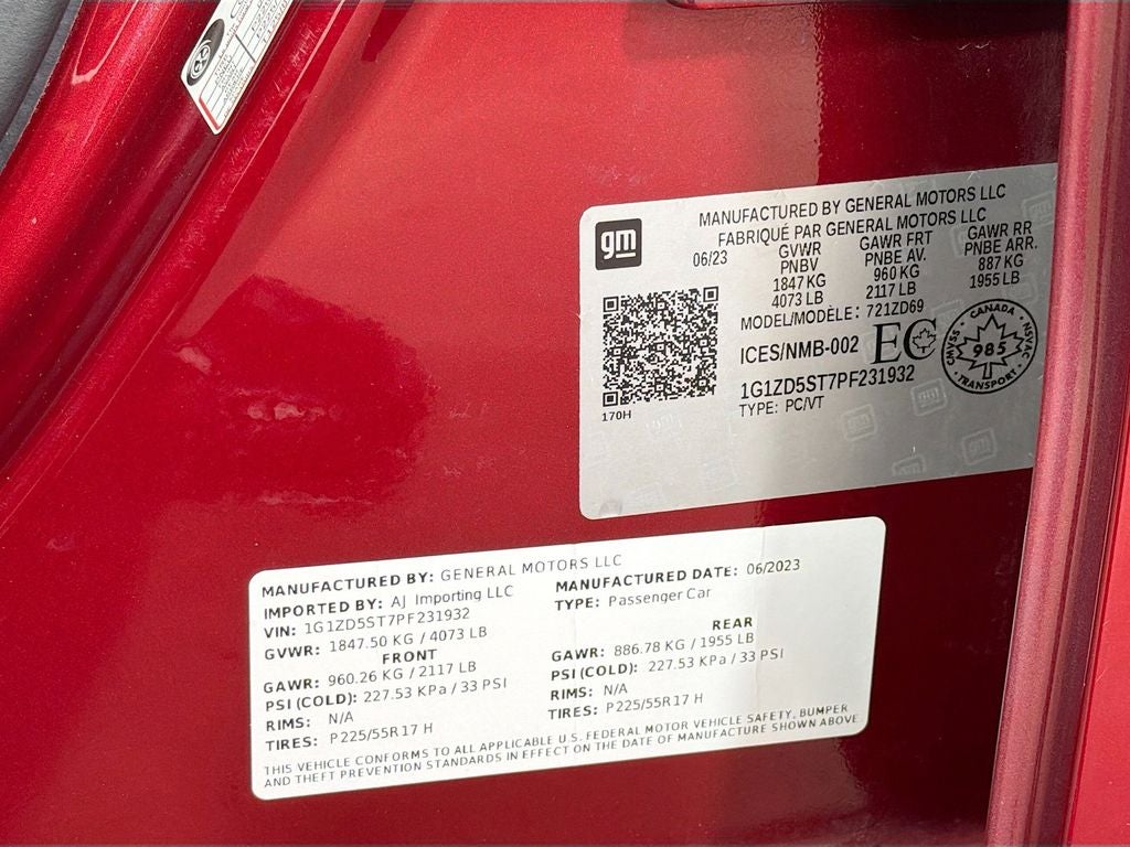 2023 Chevrolet Malibu LT 1LT