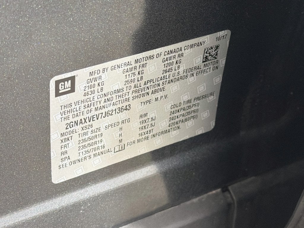 2018 Chevrolet Equinox Premier