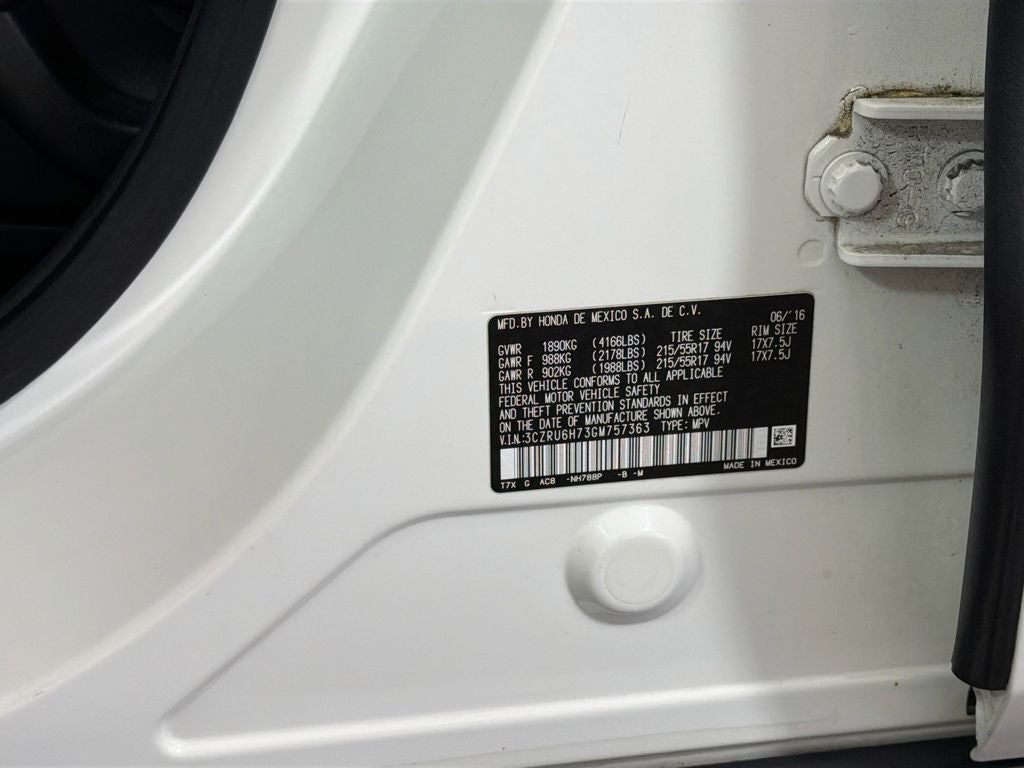 2016 Honda HR-V EX-L w/Navigation