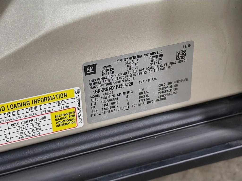 2015 GMC Acadia SLE