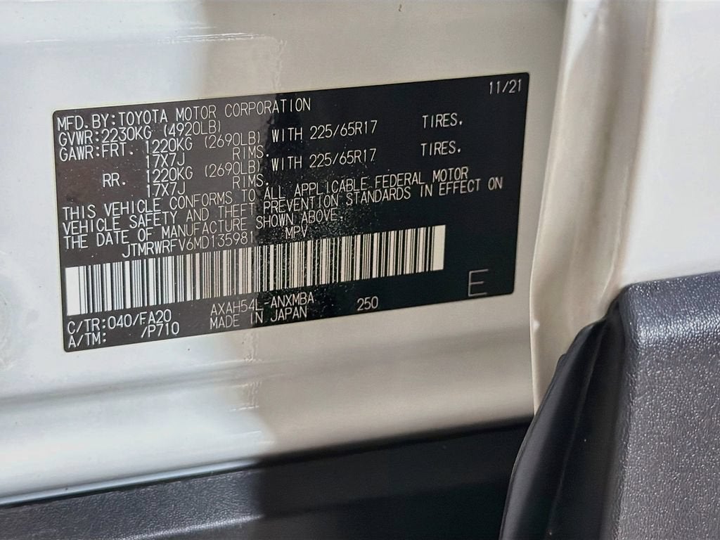 2021 Toyota RAV4 Hybrid XLE