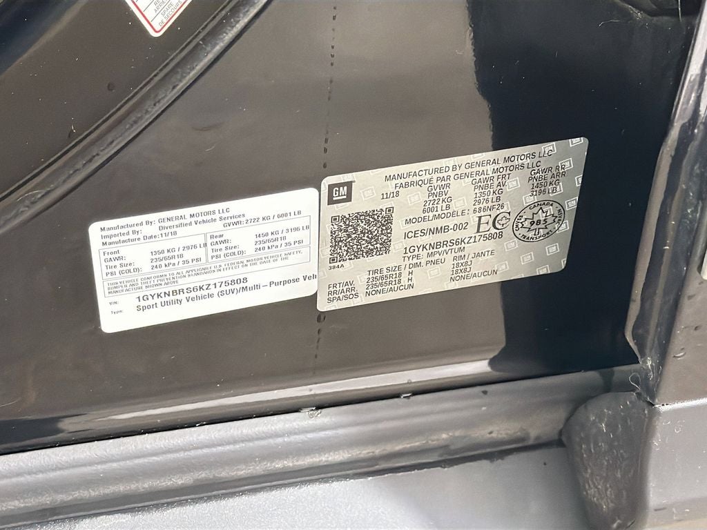 2019 Cadillac XT5 Base