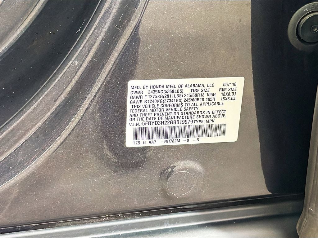 2016 Acura MDX 3.5L