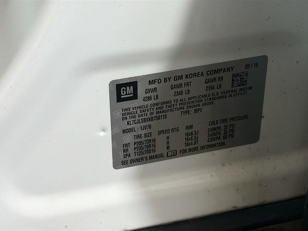 2019 Chevrolet Trax LT